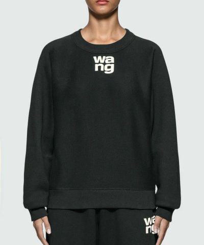 T by Alexander Wang Wash & Go Dense Fleece Sweatshirt-20268399
