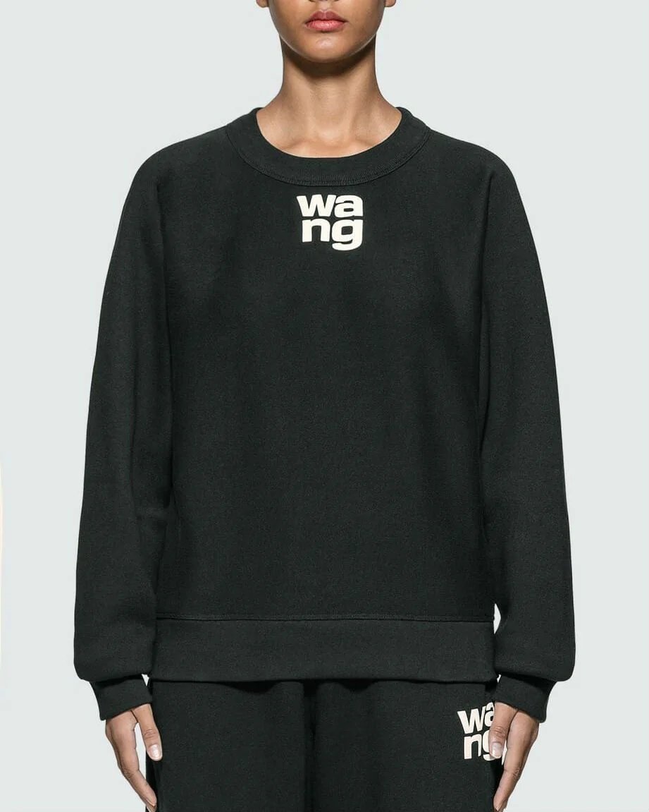 T by Alexander Wang Wash & Go Dense Fleece Sweatshirt-20268398