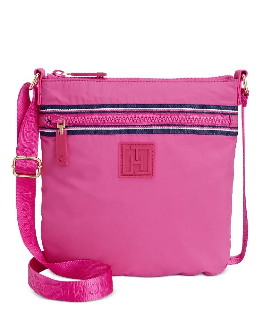 Tommy Hilfiger Active Nylon Flat Small Crossb Rose Violet-20228716