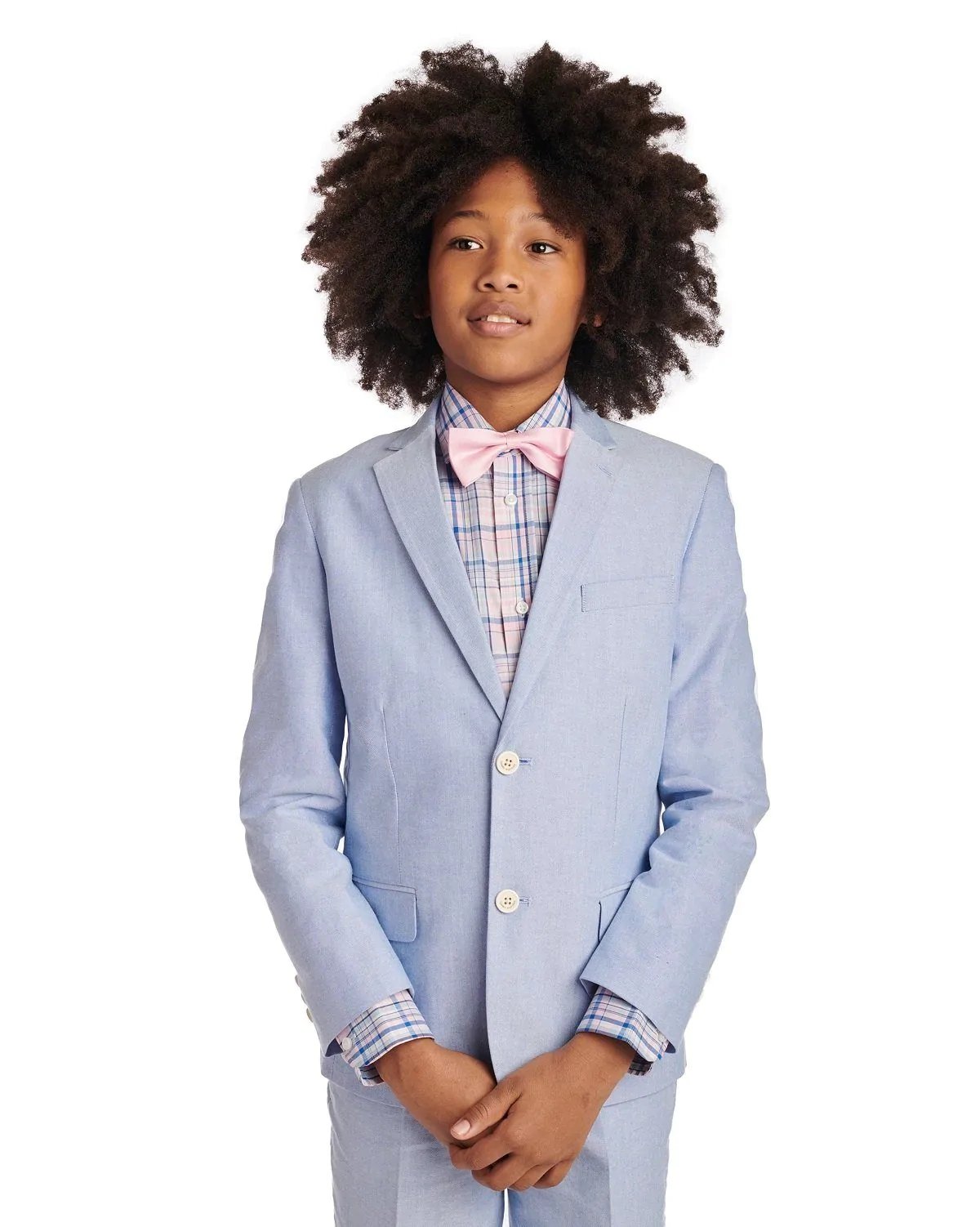 Tommy Hilfiger Big Boys Blue Oxford Suit Jacket-20248989