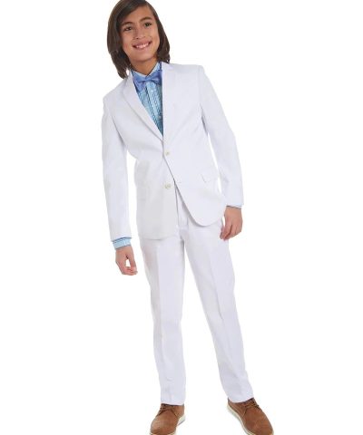 Alternative view of Tommy Hilfiger Big Boys Stretch White Twill Suit Jacket