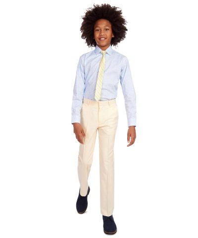Alternative view of Tommy Hilfiger Big Boys Yellow Oxford Dress Pants