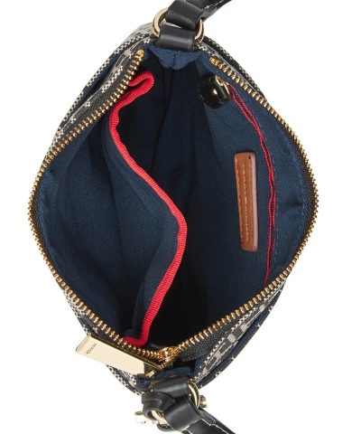 Tommy Hilfiger Julia Monogram Jacquard North South Crossbody 1 1