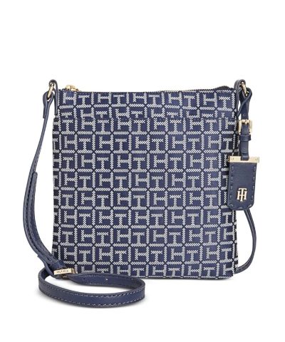 Tommy Hilfiger Julia Monogram Jacquard North South Crossbody-20264897