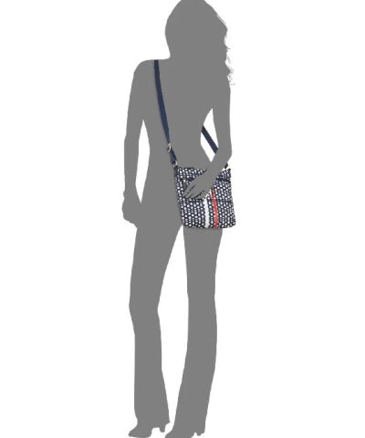 Tommy Hilfiger Nylon Slim Training Crossbody Navywhite - Image 3