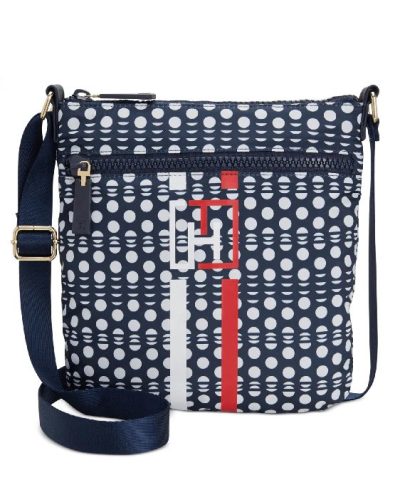 Tommy Hilfiger Nylon Slim Training Crossbody Navywhite-20228721