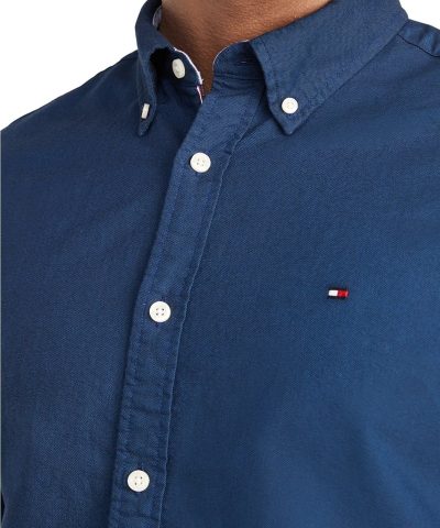 Tommy Hilfiger Slim Fit Stretch Cotton Chambray Shirt 3
