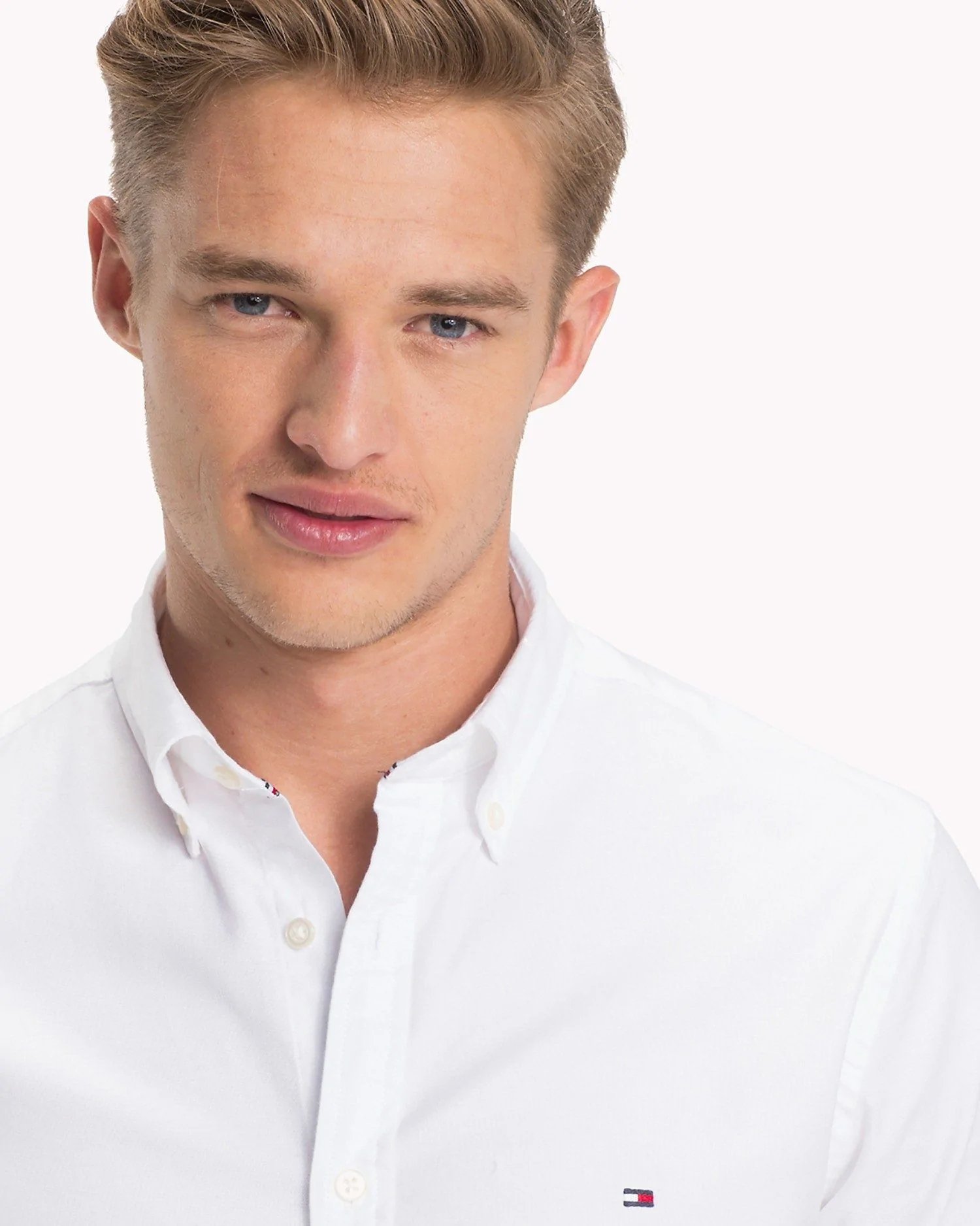 Alternative view of Tommy Hilfiger Slim Fit Stretch Cotton Oxford Shirt