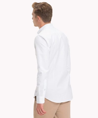 Tommy Hilfiger Slim Fit Stretch Cotton Oxford Shirt - Image 3