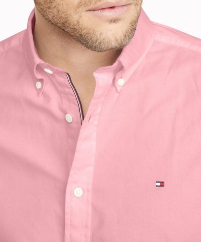 Tommy Hilfiger Slim Fit Stretch Cotton Oxford Shirt - Image 3