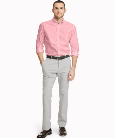 Tommy Hilfiger Slim Fit Stretch Cotton Oxford Shirt - Image 4