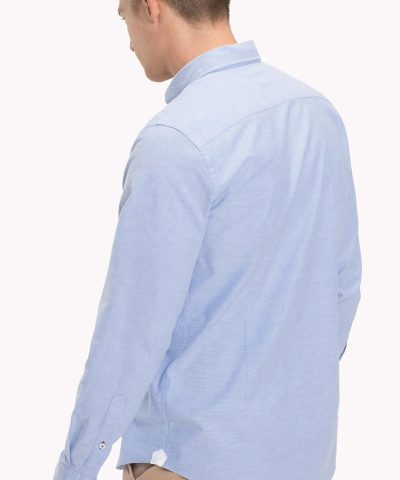 Tommy Hilfiger Slim Fit Stretch Cotton Oxford Shirt - Image 5