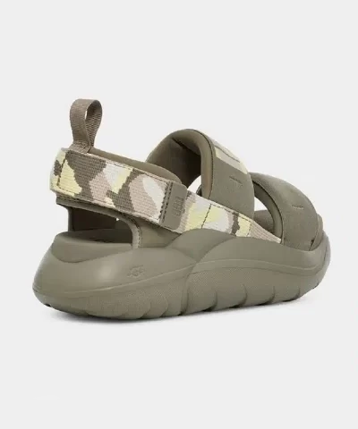 UGG LA Cloud Camopop Sport Sandal In Moss Green - Image 4