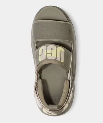 UGG LA Cloud Camopop Sport Sandal In Moss Green - Image 5