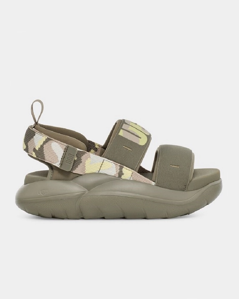 UGG LA Cloud Camopop Sport Sandal In Moss Green-20299628