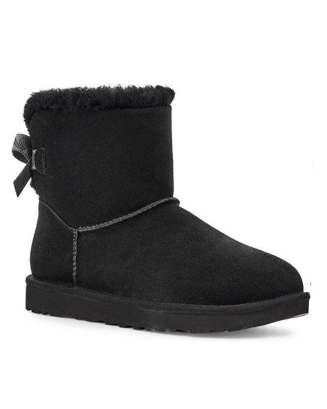 Alternative view of UGG Mini Bailey Bow Swirl Boot, Black