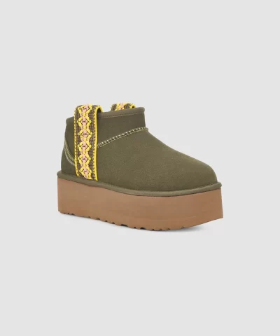 UGG Women's Classic Ultra Mini Braid Platform - Image 14