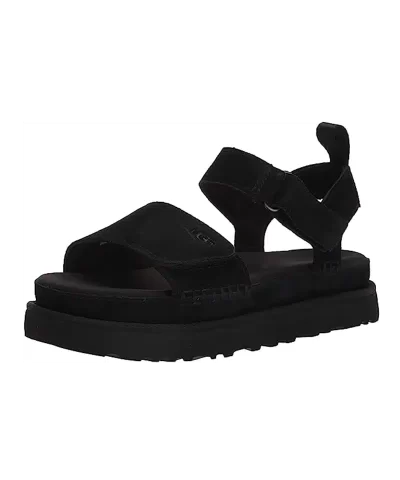 UGG Women's Goldenstar Black Platform Sandal - Image 3