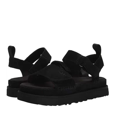 UGG Women's Goldenstar Black Platform Sandal - Image 4
