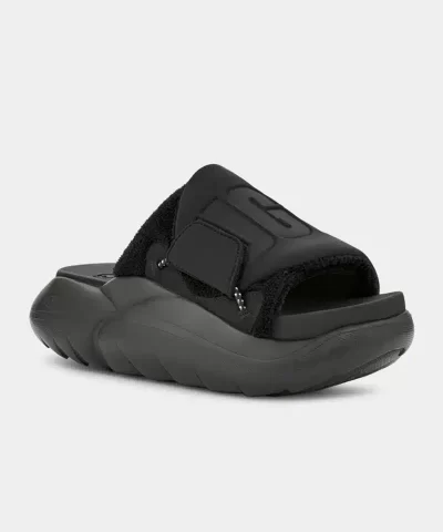 UGG Womens LA Cloud Slide In Black 1