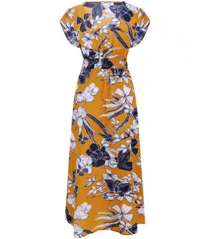 Womens Botanical Tucked Front Dress 3