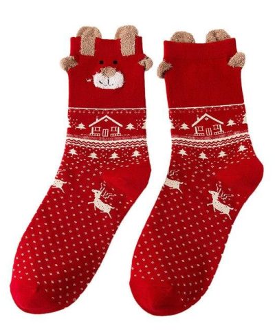 Women's Christmas Cotton Sock-20219675