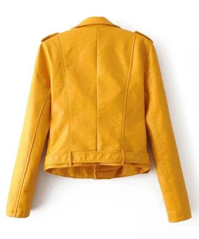 Womens Leather Moto Jacket 1