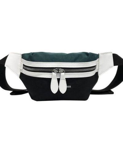 Womens Multicolor Canvas Fanny Pack Banana Belt Bag 2