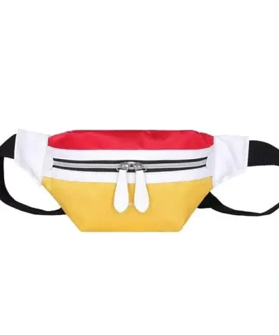 Womens Multicolor Canvas Fanny Pack Banana Belt Bag 6