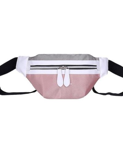 Womens Multicolor Canvas Fanny Pack Banana Belt Bag 8
