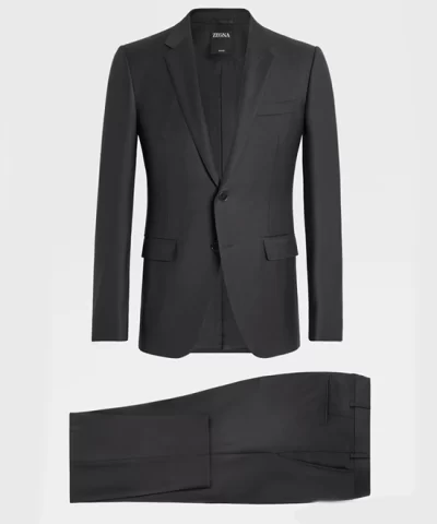 Zegna Black Trofeo%E2%84%A2 Wool Tailoring Suit 1