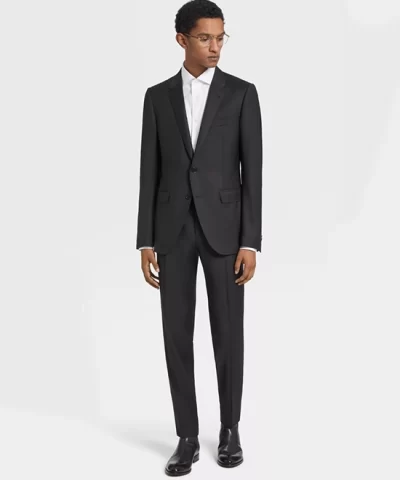 Zegna Black Trofeo%E2%84%A2 Wool Tailoring Suit 2