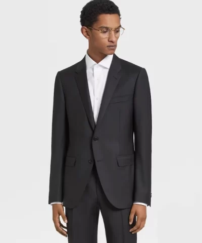 Zegna Black Trofeo™ Wool Tailoring Suit-20315757