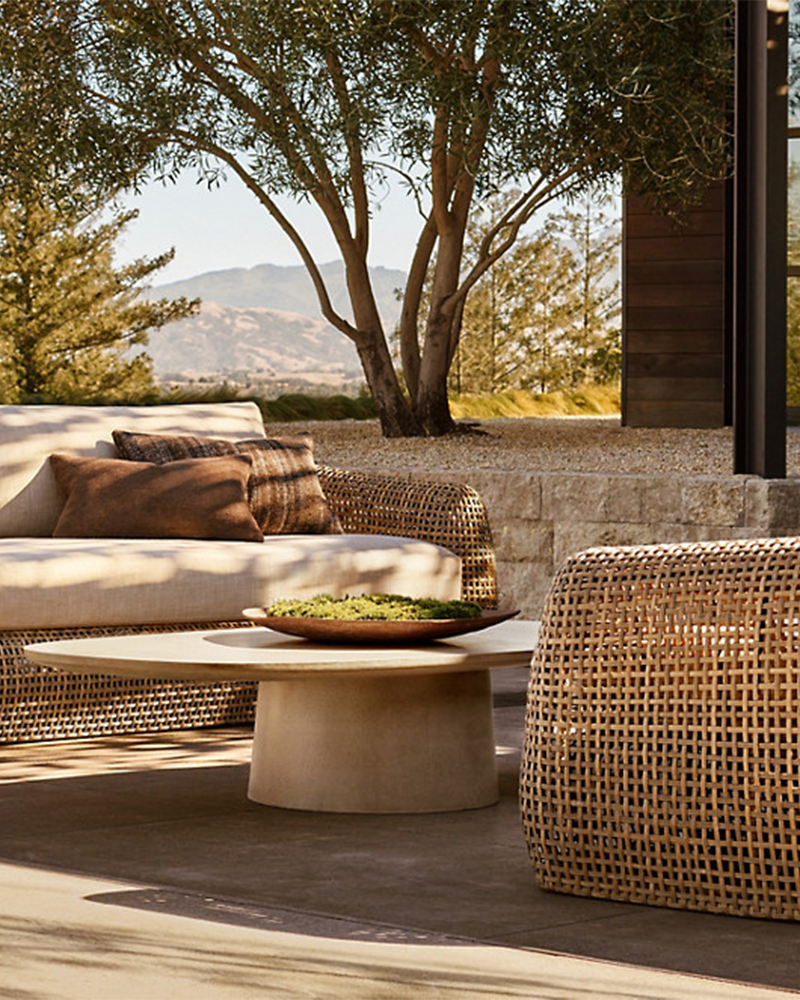 Alternative view of PE Rattan Garden Sofa Set with Aluminum Frame - All-Weather Outdoor Seating