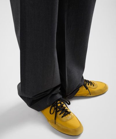Prada Collapse Re-Nylon and Suede Elasticized Sneakers - Image 4