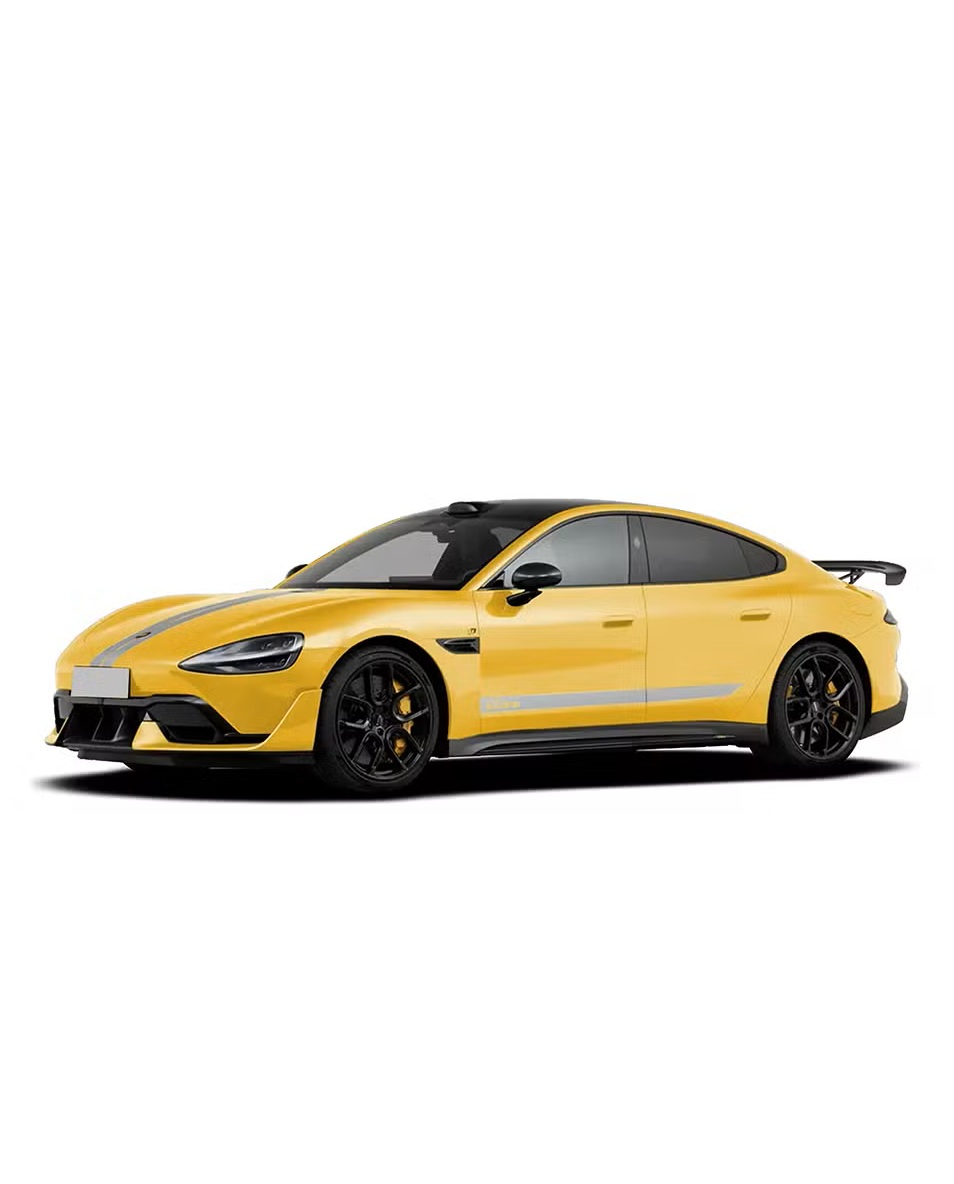 Xiaomi SU7 Ultra Max: All-Electric Sports Sedan (2025) in Lightning Yellow