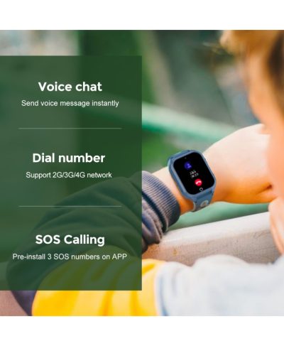 4G Kids Smart Watch with GPS & HD Camera - Voice Calling, SOS, IP67 Waterproof LT56 - Image 14