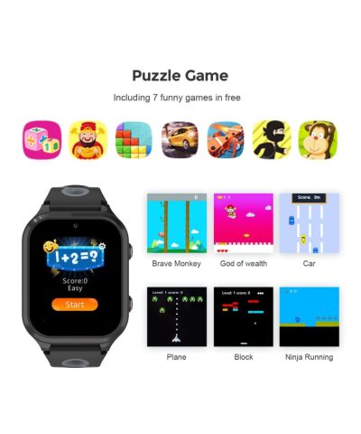 4G Kids Smart Watch with GPS & HD Camera - Voice Calling, SOS, IP67 Waterproof LT56 - Image 12