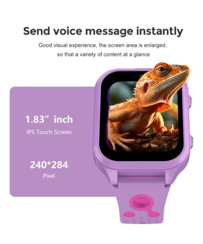 4G Kids Smart Watch with GPS & HD Camera - Voice Calling, SOS, IP67 Waterproof LT56 - Image 8