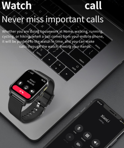 M12 HD Large IPS Smart Watch IP68 Waterproof Sports Fitness Tracker with AI Voice Assistant - Image 13