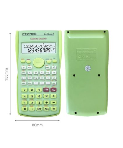 Alternative view of Scientific Calculator - FC-82MS 10+2 Digits, Battery Powered with Calendar Function