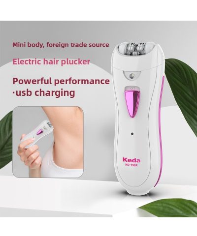Rechargeable Epilator for Women | Facial & Body Hair Remover with LED Light - Image 3