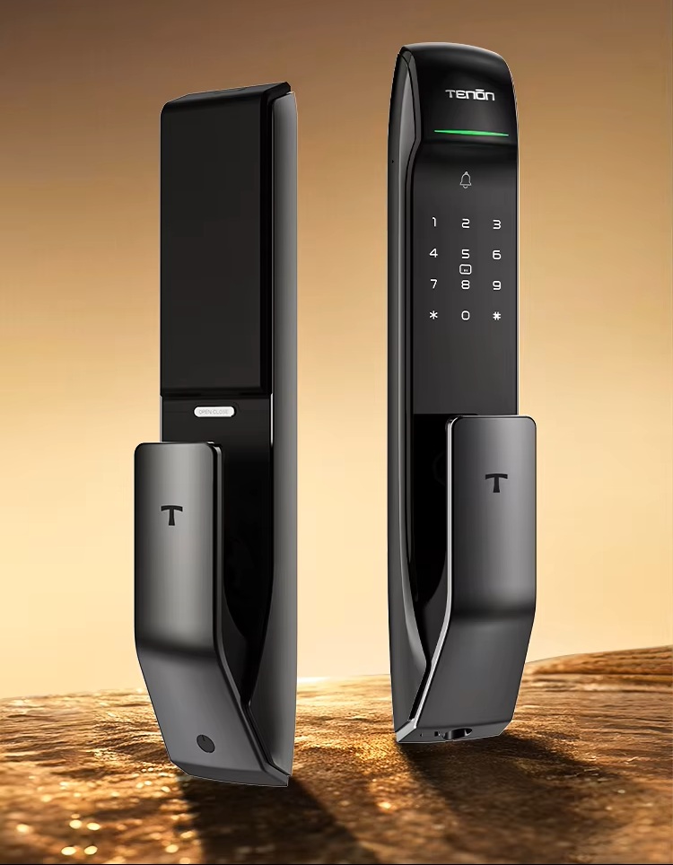 Alternative view of Tuya Smart Digital Door Lock Waterproof Wi-Fi Fingerprint Keyless Entry