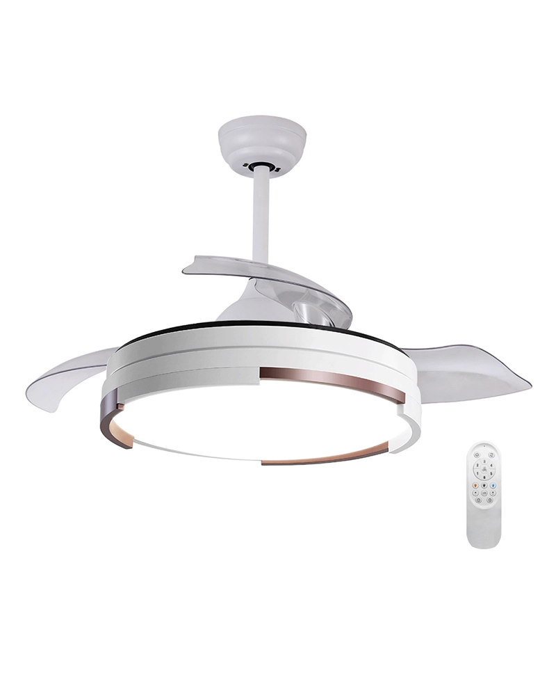 KBS-Y42164 Modern LED Retractable Ceiling Fan with Light