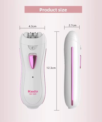 Rechargeable Epilator for Women | Facial & Body Hair Remover with LED Light - Image 7