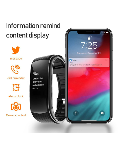 C5S Smart Fitness Tracker Waterproof Heart Rate Monitor for Android & iOS - Image 5