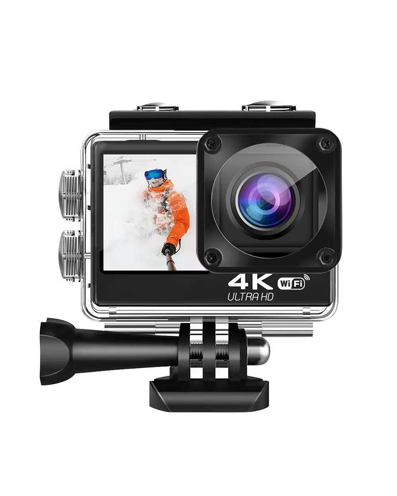 Alternative view of 4K 60FPS Waterproof Action Camera with Touch Screen & Wi-Fi for YouTube Vlogging - 170° Wide-Angle