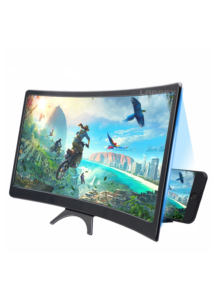 Alternative view of 3X HD Curved Screen Magnifier for Phones - 12-Inch 3D Eye-Protecting Magnifying Glass
