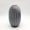 Tall Striped Vase Urn - 8 x 14 cm