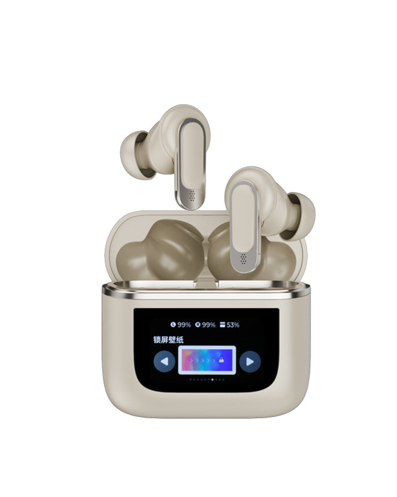 Alternative view of IB-C002 ANC True Wireless Earbuds with Smart Touch Screen & LED Display - JL Chipset Noise Cancelling Headphones